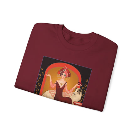 January & Garnet (from the Gem Series) by Sofia Chiostri Heavy Blend™ Crewneck Sweatshirt