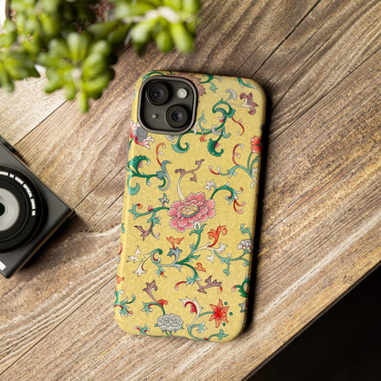 Flower Illustration by Owen Jones Phone Cases