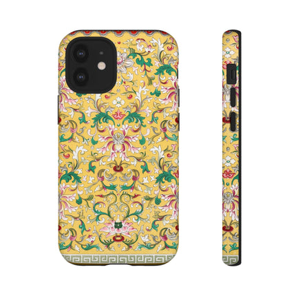 Yellow Botanical Pattern by Owen Jones Phone Cases