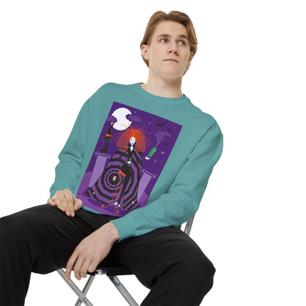Mystic Elegance Unisex Garment-Dyed Sweatshirt