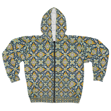 Arabesques by Émile Prisse d'Avennes Zip Hoodie (AOP)