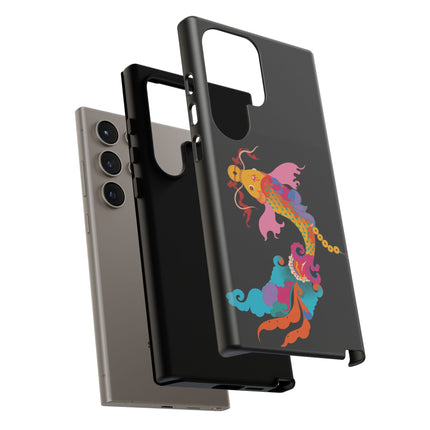 Golden Koi Phone Case – Lucky Swim & Vibrant Fortune