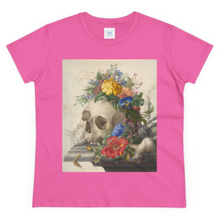 Vanitas Still Life by Herman Henstenburgh Women's Midweight Cotton Tee