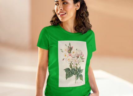 Rosa Noisettiana by Pierre Joseph Redouté Women's Midweight Cotton Tee