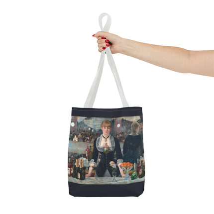 A Bar at the Folies-Bergère by Edouard Manet Tote Bag (AOP)