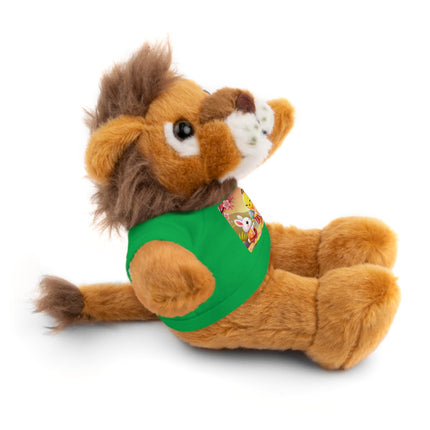 Whimsical Springtime Exchange Stuffed Animals with Tee