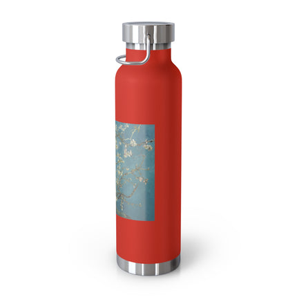 Almond Blossom by Vincent van Gogh Copper Vacuum Insulated Bottle, 22oz