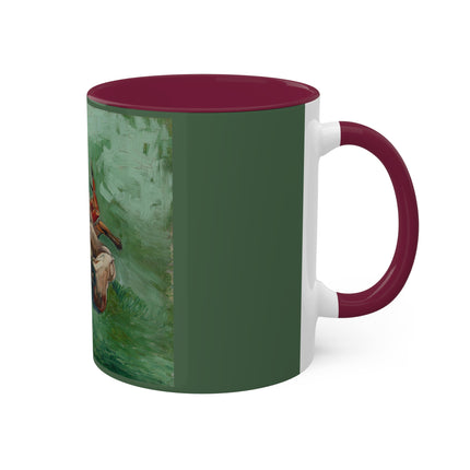 Crab on its Back by Vincent Van Gogh Colorful Mugs, 11oz