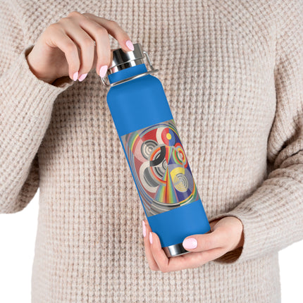 Rythme No. 1 by Robert Delaunay Copper Vacuum Insulated Bottle, 22oz