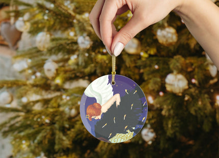 The Christmas Angel Glass Ornament