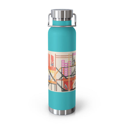 Maquettes de Théatre 4 by Alexandra Exter Copper Vacuum Insulated Bottle, 22oz