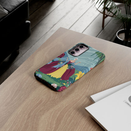 🌹🌿 The Willow Garden Promenade Phone Case – Art Deco Floral Elegance