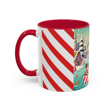 Nutcracker Candy-Striped Adventure Colorful Mugs (11oz, 15oz)