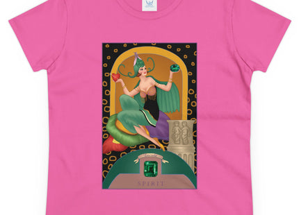 May & Emerald (from the Gem Series) by Sofia Chiostri Women's Midweight Cotton Tee