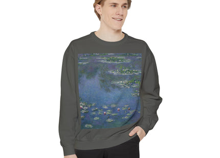 Water Lilies by Claude Monet Unisex Garment-Dyed Sweatshirt