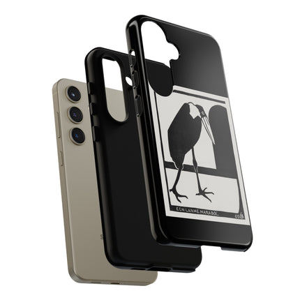 A Lame Marabou by Samuel Jessurun de Mesquita Phone Cases