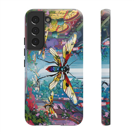 Neon Swarm Phone Cases