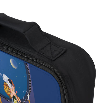 Smoke and Secrets: A Glamorous Encounter in Prohibition Era Lunch Bag
