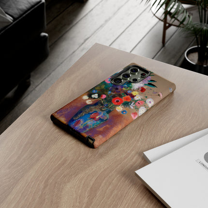 Bouquet of Flowers by Odilon Redon Phone Cases