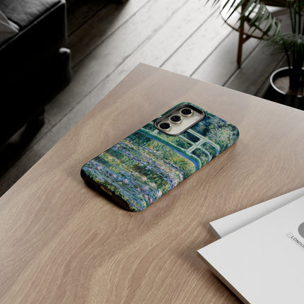 Water Lilies and Japanese Bridge by Claude Monet Phone Cases