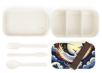 Majestic White Crane Bento Lunch Box