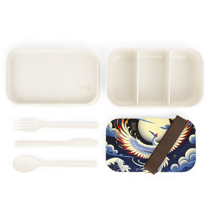 Majestic White Crane Bento Lunch Box