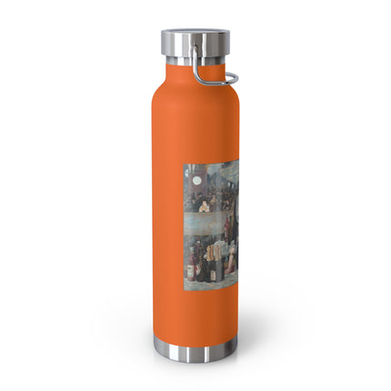A Bar at the Folies-Bergère by Edouard Manet Copper Vacuum Insulated Bottle, 22oz