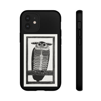 Horned Owl by Samuel Jessurun de Mesquita Phone Cases