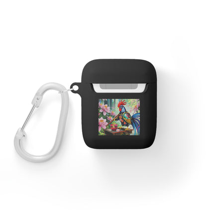 Cyberpunk Rooster AirPods Case Cover