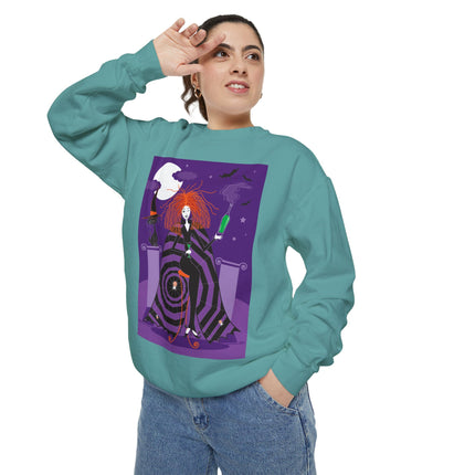 Mystic Elegance Unisex Garment-Dyed Sweatshirt