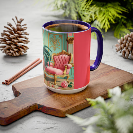 The Salon Rooster Colorful Mugs (11oz, 15oz)