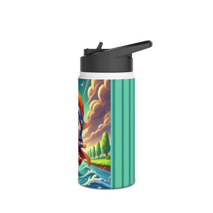 Valiant Duck Stainless Steel Water Bottle, Standard Lid