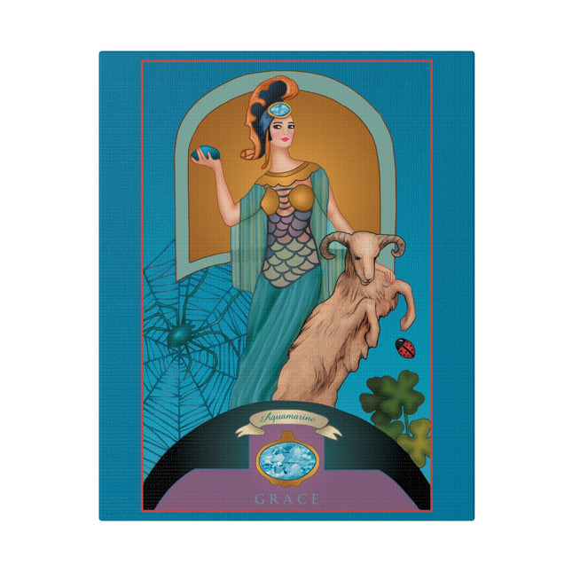 March & Aquamarine – Sofia Chiostri’s Oceanic Gem Portrait