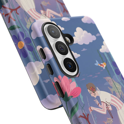 🐠🌸 The Enchanted Aquarium Garden Phone Case – Art Deco Underwater Fantasy
