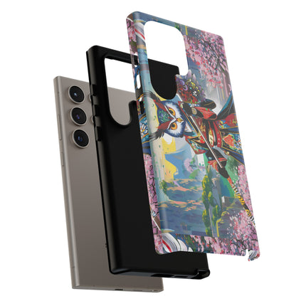 Cyberpunk Samurai Owl Phone Cases