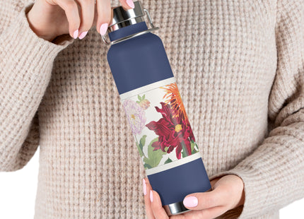 Dahlia by Tanigami Kônan Copper Vacuum Insulated Bottle, 22oz