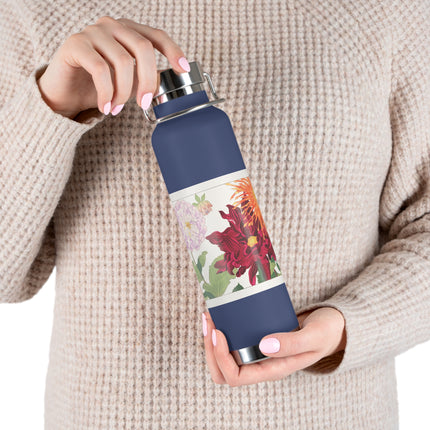 Dahlia by Tanigami Kônan Copper Vacuum Insulated Bottle, 22oz