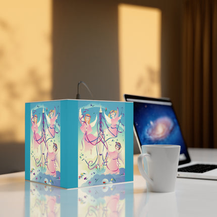 Angelic Revelry Light Cube Lamp