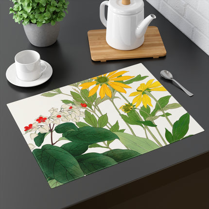 Clerodendrum & Rudbeckia by Tanigami Kônan Placemat, 1pc