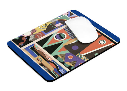 Collection decors et couleurs Pl.03 by Georges Valmiers Mouse Pad, Round and Rectangle