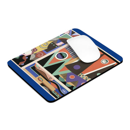 Collection decors et couleurs Pl.03 by Georges Valmiers Mouse Pad, Round and Rectangle