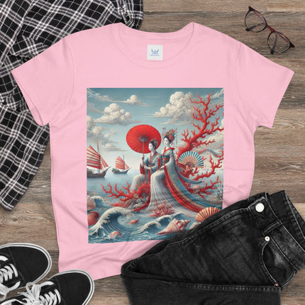 Ladies by the Quiet Sea Cotton Tee