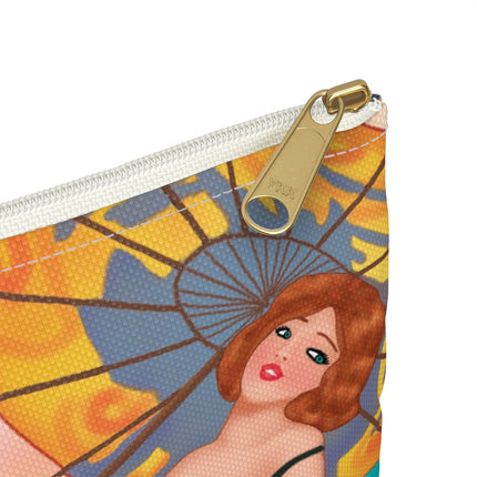Mermaid with Parasol and Cupid by George Barbier Accessory Pouch