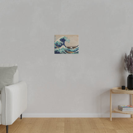 The Great Wave off Kanagawa by Katsushika Hokusai Matte Canvas, Stretched, 0.75"