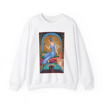 September & Sapphire (from the Gem Series) by Sofia Chiostri Heavy Blend™ Crewneck Sweatshirt