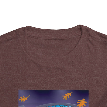 Whimsical Halloween Mischief Toddler Short Sleeve Tee