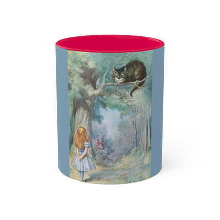 “I growl when I’m pleased, and wag my tail when I’m angry” by Sir John Tenniel Colorful Mugs, 11oz