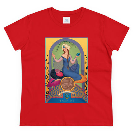 December & Tanzanite (from the Gem Series) by Sofia Chiostri Women's Midweight Cotton Tee