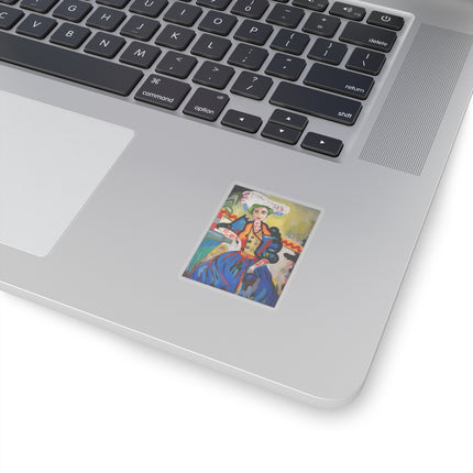 A Mulher by Amadeo de Souza-Carosa Kiss-Cut Stickers (4 Sizes)