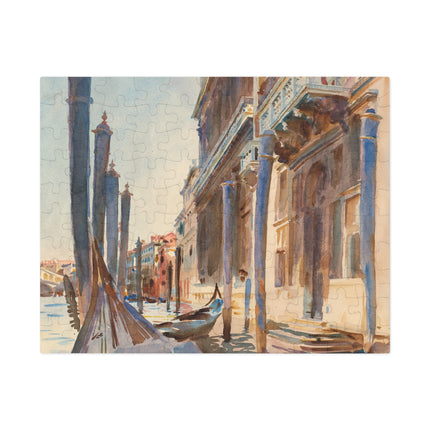 Gondola Moorings on the Grand Canal by John Singer Sargent Puzzle (30, 110, 252, 500-Piece)